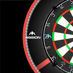 MISSION Torus 270 Grad Dartboard Beleuchtung LED - Silber - FutureDart