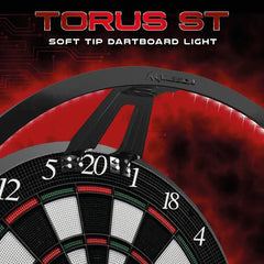 MISSION Torus ST Dartboard Lighting - für Soft Tip Dartboards - Schwarz - USB - FutureDart