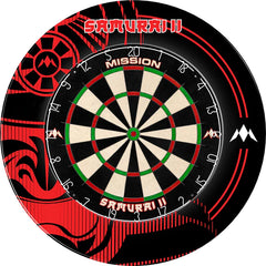 Mission Samurai Infinity Dartboard Surround -Red