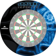 Mission Samurai Infinity Dartboard Surround - Blue