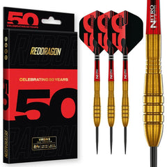 Red Dragon 50 Year Collection Golden Virgin 5 Steeldarts 24g, 26g - 24g - FutureDart