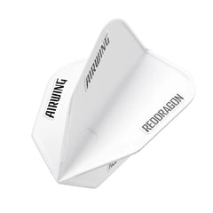 Red Dragon Black White Airwing Moulded Flights - F6890 - FutureDart