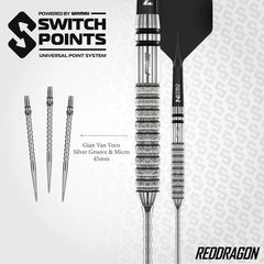Red Dragon Gian van Veen TE Switch Points Steeldarts 21g - FutureDart
