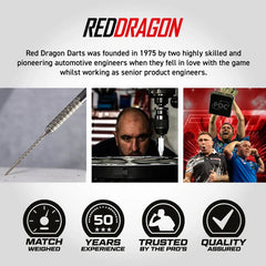 Red Dragon Gian van Veen TE Switch Points Steeldarts 21g - FutureDart