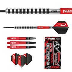 Red Dragon Javelin Black Steeldarts 20g, 22g, 24g, 26g - 20g - FutureDart