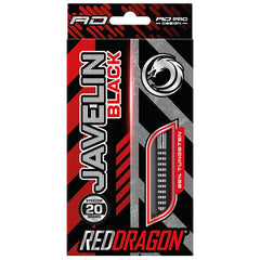 Red Dragon Javelin Black Steeldarts 20g, 22g, 24g, 26g - 20g - FutureDart