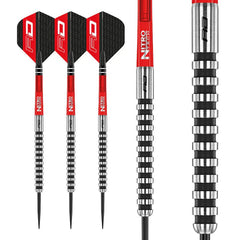 Red Dragon Javelin Black Steeldarts 20g, 22g, 24g, 26g - 20g - FutureDart