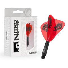 Red Dragon Jonny Clayton Nitro Flite Kite Integrated Flight System - Short - FutureDart