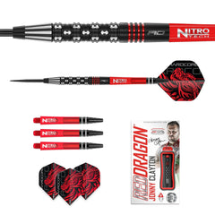 Red Dragon Jonny Clayton Premier League Special Edition Steeldarts 22g, 24g - 22g - FutureDart