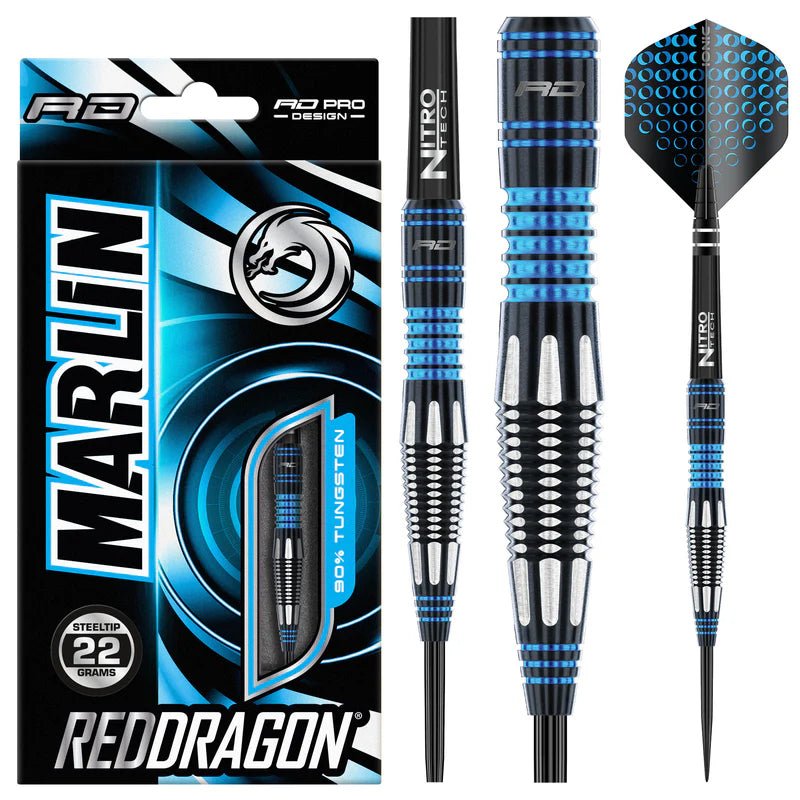 Red Dragon Marlin Steeldarts 22g, 24g, 26g - 22g - FutureDart