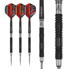 Red Dragon Peter Wright Double World Champion SE Black Steeldarts 20g, 22g, 24g - 20g - FutureDart