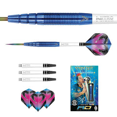 Red Dragon Peter Wright Premier League PL 15 Blue Steeldarts 22g, 24g, 26g - 22g - FutureDart