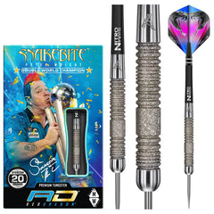 Red Dragon Peter Wright Snakebite Euro 11 Element Steeldarts 20g, 24g - 20g - FutureDart