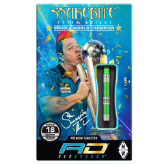 Red Dragon Peter Wright Snakebite Mamba 1 Softdarts 18g, 20g, 22g - 18g - FutureDart