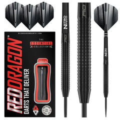 Red Dragon Razor Edge Black Steeldarts 20g, 22g, 24g, 26g, 28g - 24g - FutureDart