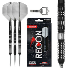Red Dragon Recon – Parallel Switch Point Steeldarts 22g, 24g - 22g - FutureDart