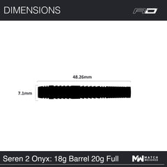 Red Dragon Seren 2 Onyx Softdarts 20g - FutureDart