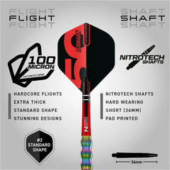 Red Dragon Shockwave 1 Steeldarts 26g - FutureDart