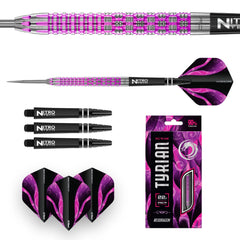 Red Dragon Tyrian Purple Steeldarts 22g, 24g - 22g - FutureDart