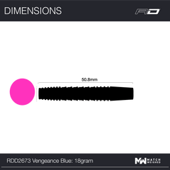 Red Dragon Vengeance Blue Softdarts 20g - FutureDart