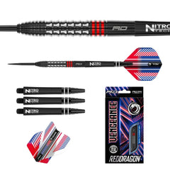 Red Dragon Vengeance Red Steeldarts 22g, 24g - 22g - FutureDart