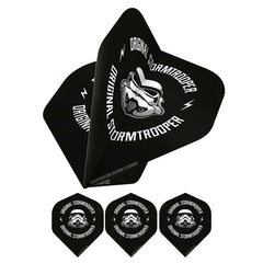 Storm Trooper Dart Flights - Official Licensed - Std - No2 - Black Storm Trooper - FutureDart