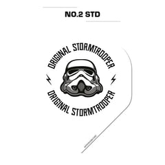 Storm Trooper Dart Flights - Official Licensed - Std - No2 - Black Storm Trooper - FutureDart