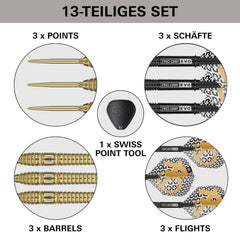 Target Bolide Envy 03 Swiss Point Steeldarts - 22g, 24g, 26g - 22g - FutureDart