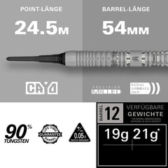 Target Cryo 12 Softdarts 19g, 21g - 19g - FutureDart