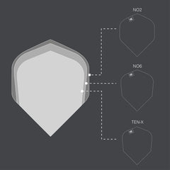 Target Bolide Envy ProUltra No6 Flights - 3 Sets