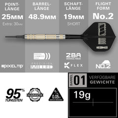 Target Dimitri Van den Bergh 95K Softdarts 19g - FutureDart