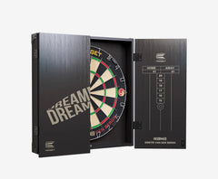 Target Dimitri Van den Bergh Cabinet and Dartboard Set - FutureDart
