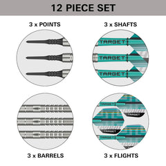 Target Hydro 12 Softdarts 18g, 20g - 18g - FutureDart