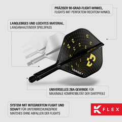 Target K - Flex Bolide No.2 - No.6 Short - Intermediate - Medium - No.2 - Short - FutureDart