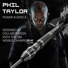 Target Phil Taylor Power 8 - Zero Black P8Z4 Swiss Point Steeldarts 21g, 23g, 25g - 21g - FutureDart
