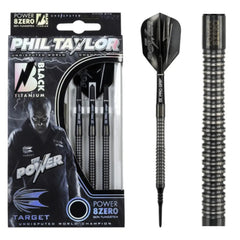 Target Phil Taylor Power 8zero Black Titanium Softdarts 19g - FutureDart