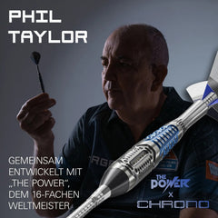 Target Phil Taylor Power X Chrono Swiss Points Steeldarts - 22g - FutureDart
