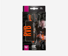 Target RVB Raymond Van Barneveld 80% Black Swiss Point Steeldarts 21g, 23g, 25g - 21g - FutureDart