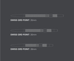 Target Swiss GRD Point Silber, Schwarz, Gold - Silber - 26 mm - FutureDart