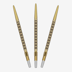 Target Swiss Point FLT Silber, Schwarz, Gold - Gold - 42mm - FutureDart