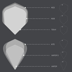 Target Phil Taylor Raw Power Gx2 ProUltra Flights - 3 Sets - No2 - FutureDart