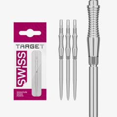 Target Swiss Point Signature RST Silber, Schwarz, Gold - Silber - 30 mm - FutureDart