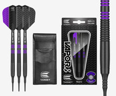 Target VAPOR 8 Black Purple Softdarts 18g - FutureDart