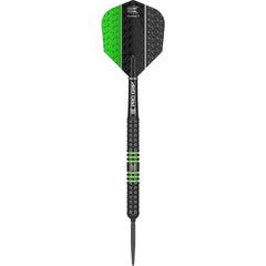 Target Vapor8 Black Green Swiss Point Steeldarts 22g, 24g, 26g - 22g - FutureDart