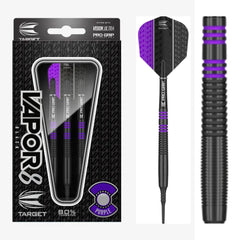 Target Vapor8 Black Purple Softdarts 18g - FutureDart
