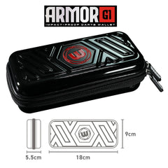 Winmau Armor G1 Dart Wallet Dartcase - Dartkoffer - Darttasche - Schwarz - FutureDart