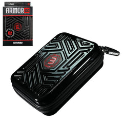 Winmau Armor G2 Dart Wallet Dartcase - Dartkoffer - Darttasche - Schwarz - FutureDart