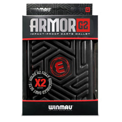 Winmau Armor G2 Dart Wallet Dartcase - Dartkoffer - Darttasche - Schwarz - FutureDart