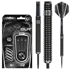Winmau Blackout V1 Steeldarts 21g, 22g, 23g, 24g, 25g, 26g, 28g - 24g - FutureDart
