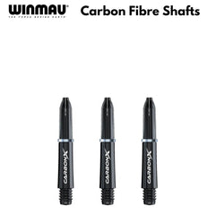 Winmau Carbon X Fibre Reinforced Polymer Shafts - Extra Short 27mm - FutureDart